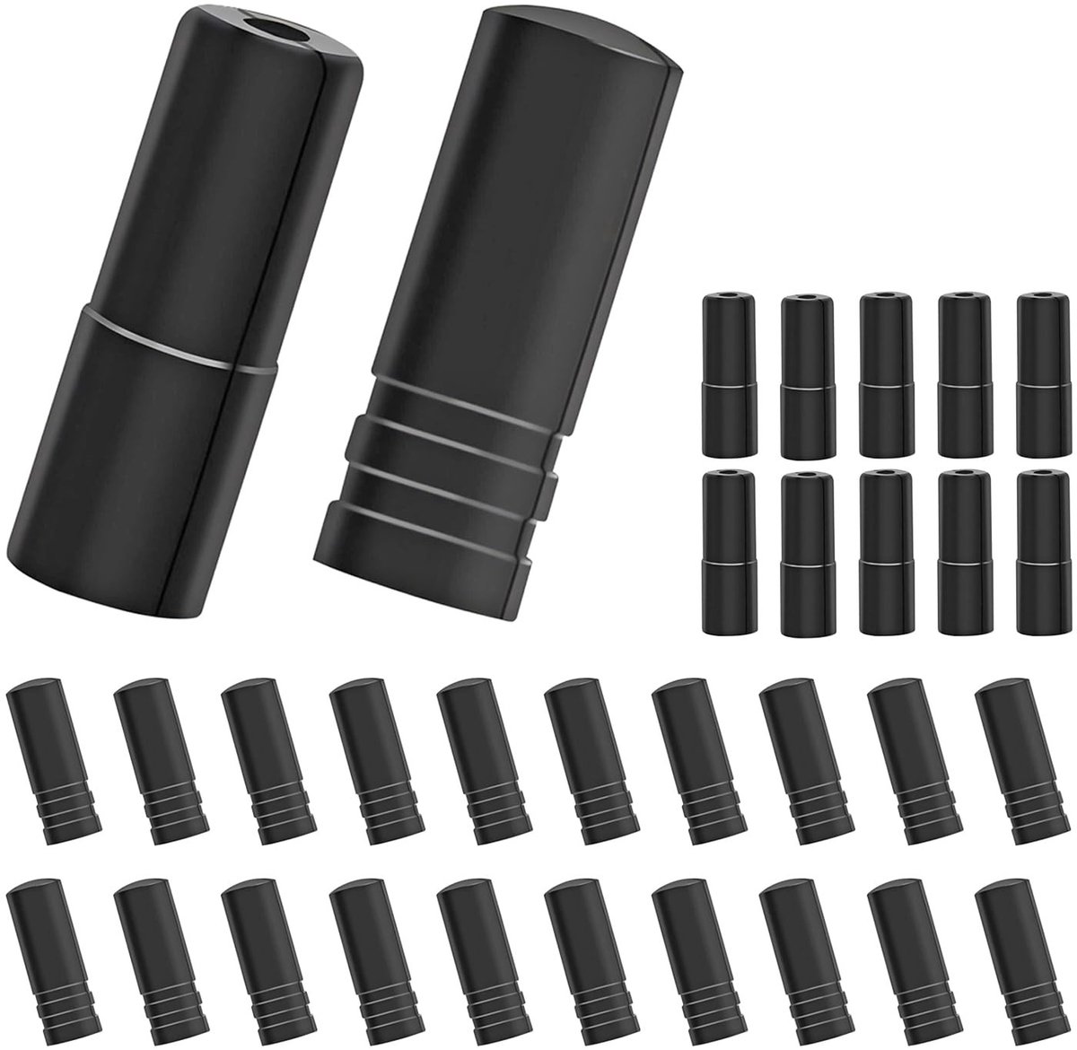 Qrity Fietskabel Eindkappen Set - 20 Stuks 4mm & 10 Stuks 5mm - Kunststof Bescherming voor Fietskabels