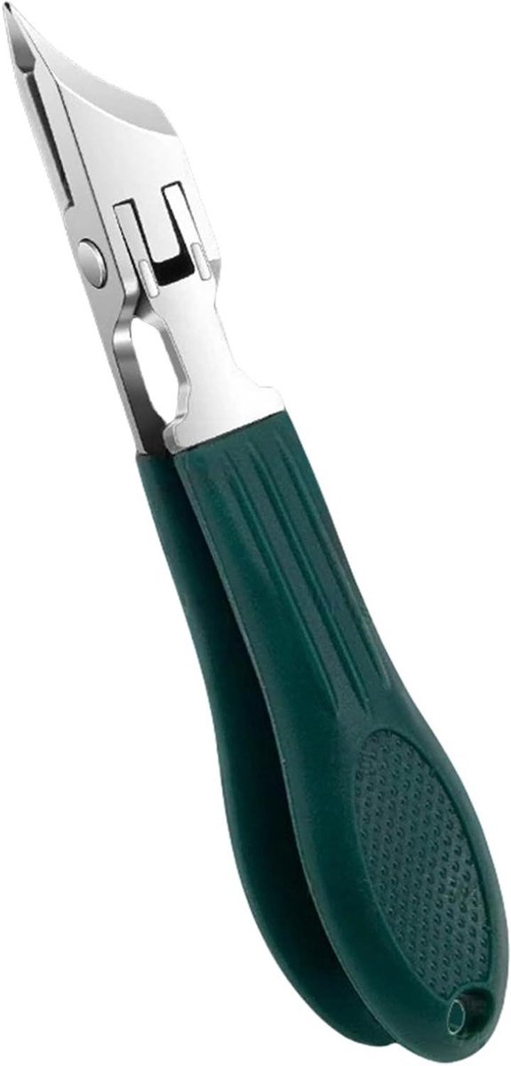 Nageknipper - Nagel trimmer - Nagelverzorging - Spatbestendig ontwerp - 9 x 2 x 5 cm - Zilver