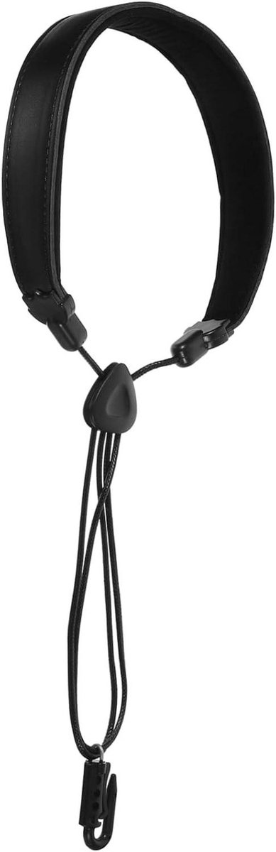 Saxofoonriem - Sax Schouderriem - Muziek Maken - Verstelbaar - 56 cm - Zwart