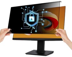 Computer Privacy Scherm - Privacyschild Monitor - Gevoelige Gegevens Beschermen - Eenvoudige Micro-zuig Installatie - 27 inch 612.6*356mm - Mat