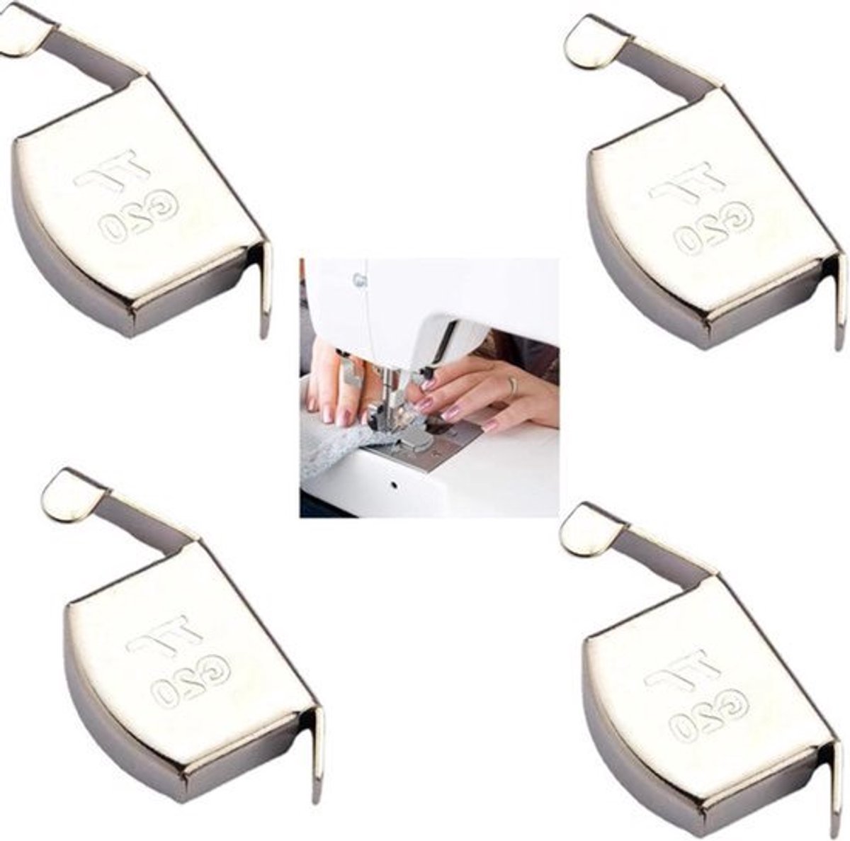 Titel: 4 stuks magnetische naadgeleiding voor naaimachines - naaigereedschap