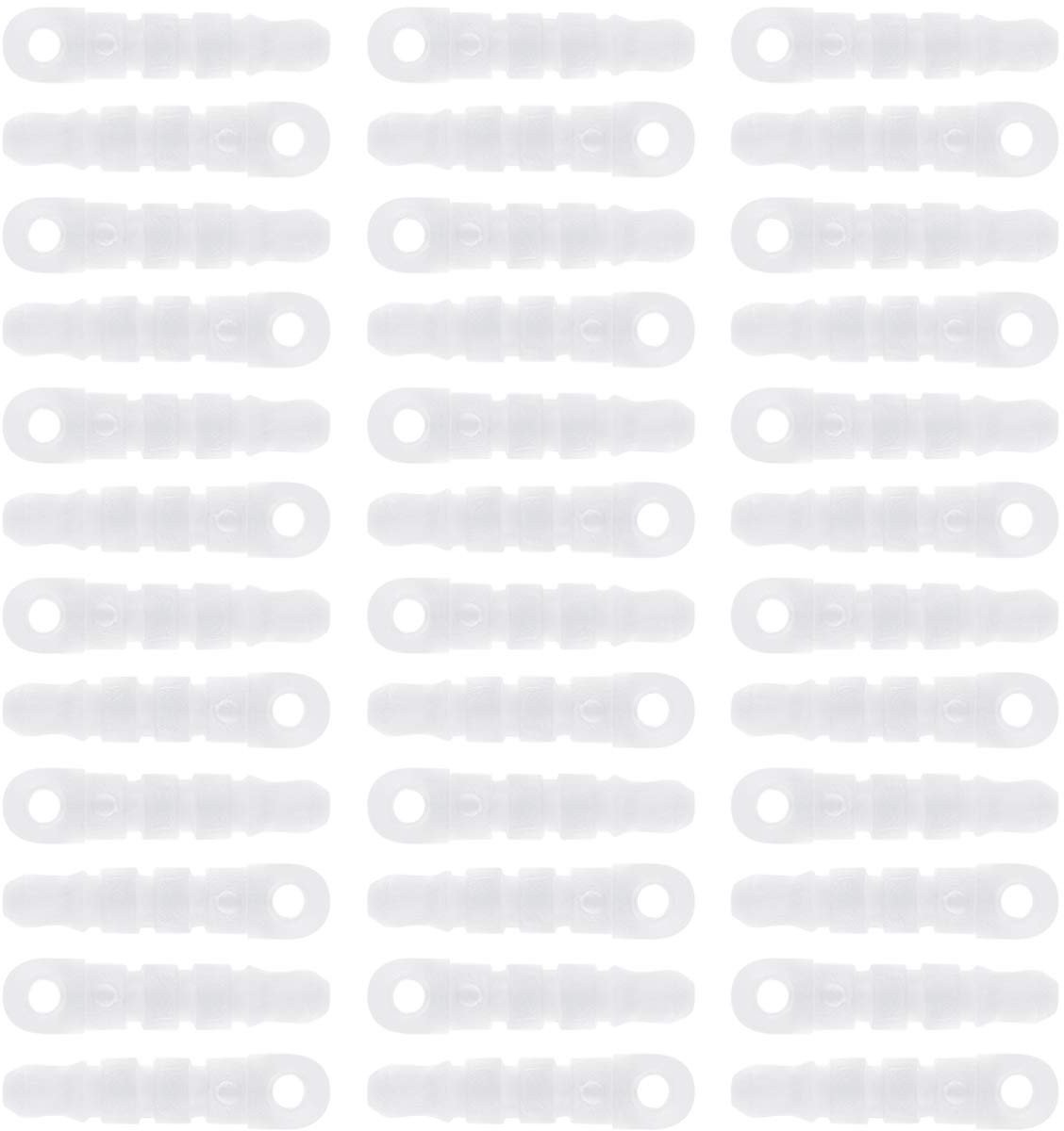 SolidChoice - Stofstopper - Oordopjes - Transparant - Oortelefoonbus - 100 stuks voor 3,5 mm aansluiting - Geschikt voor hoofdtelefoon