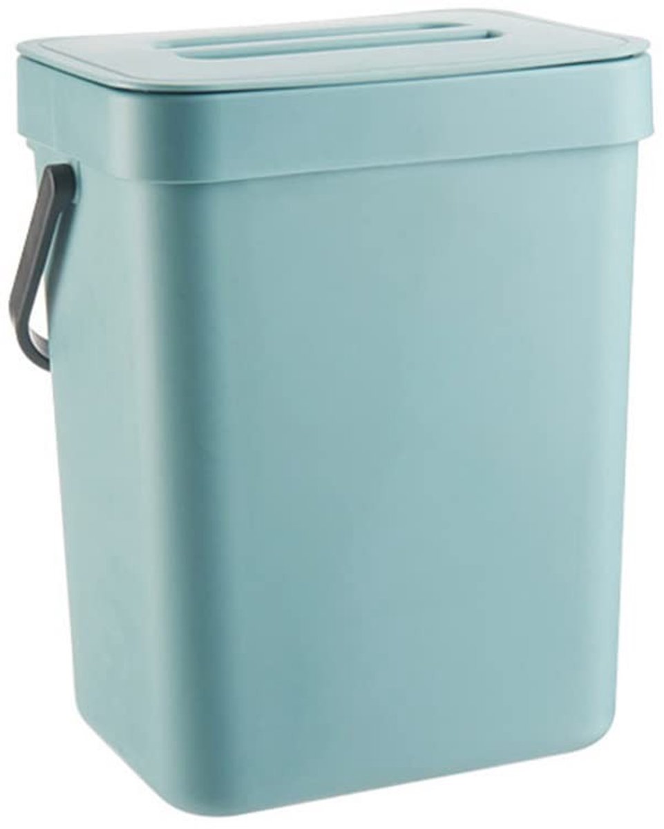 SolidChoice - Keuken Compostbak - Muurbevestigde Afvalemmer - Onder de Gootsteen - Duurzaam Afvalbeheer - Ruimtebesparend - Ideaal voor Keukenafval -