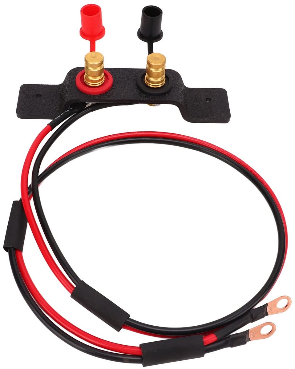 SolidChoice - Verplaatsingsset voor Batterijterminals - 1,2 M Kabel - Eenvoudig Onderhoud - Geschikt voor ATV-boottractor - Premium Kwaliteit - Ide...