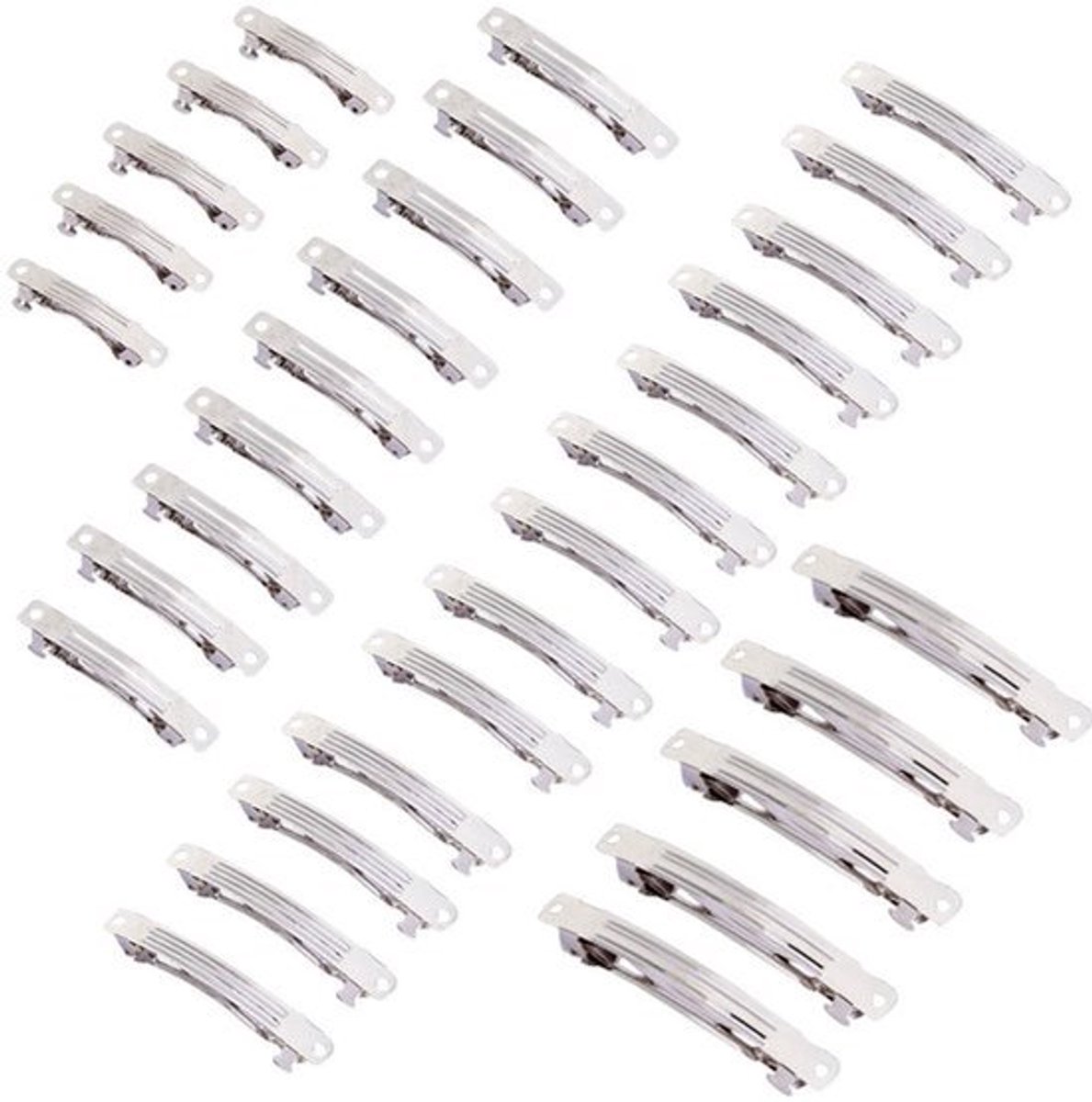 Elite 120pcs Haarspeld Vondsten - Franse Haarclips - Platina Kleur - Gemengde Maat