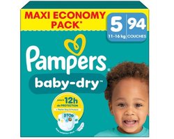 Pampers - Baby Dry - Maat 5 - Maandbox - 94 Stuks - 11/16 KG