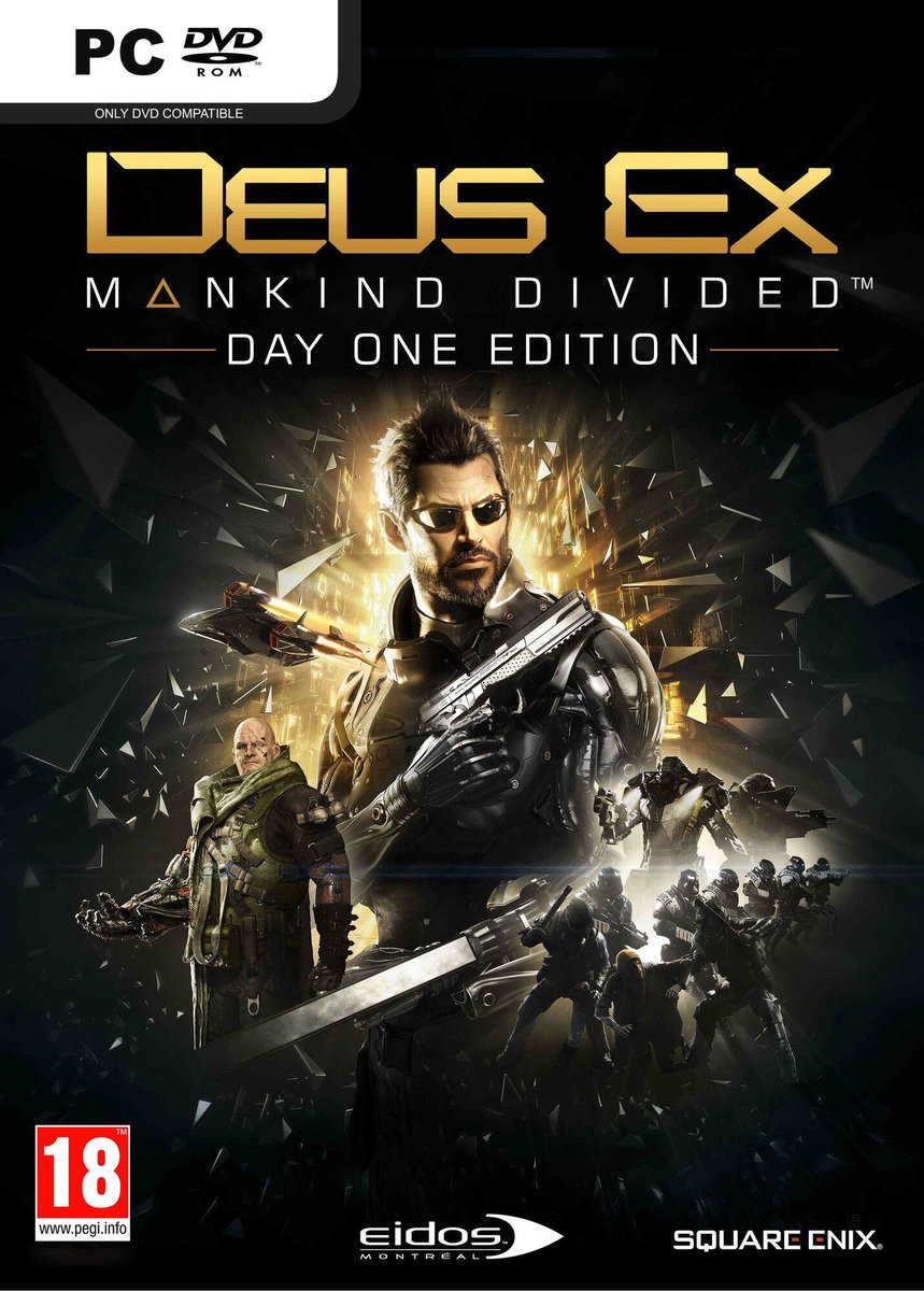 Square Enix Deus Ex : Mankind Divided - Edition Day One Dag één Duits, Engels, Spaans, Frans PC
