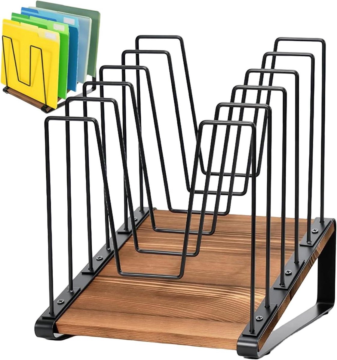 Bureau Documenten Organizer - Papier Sorter Houder - Bureau Organiseren - Nekvriendelijk Schuin Ontwerp