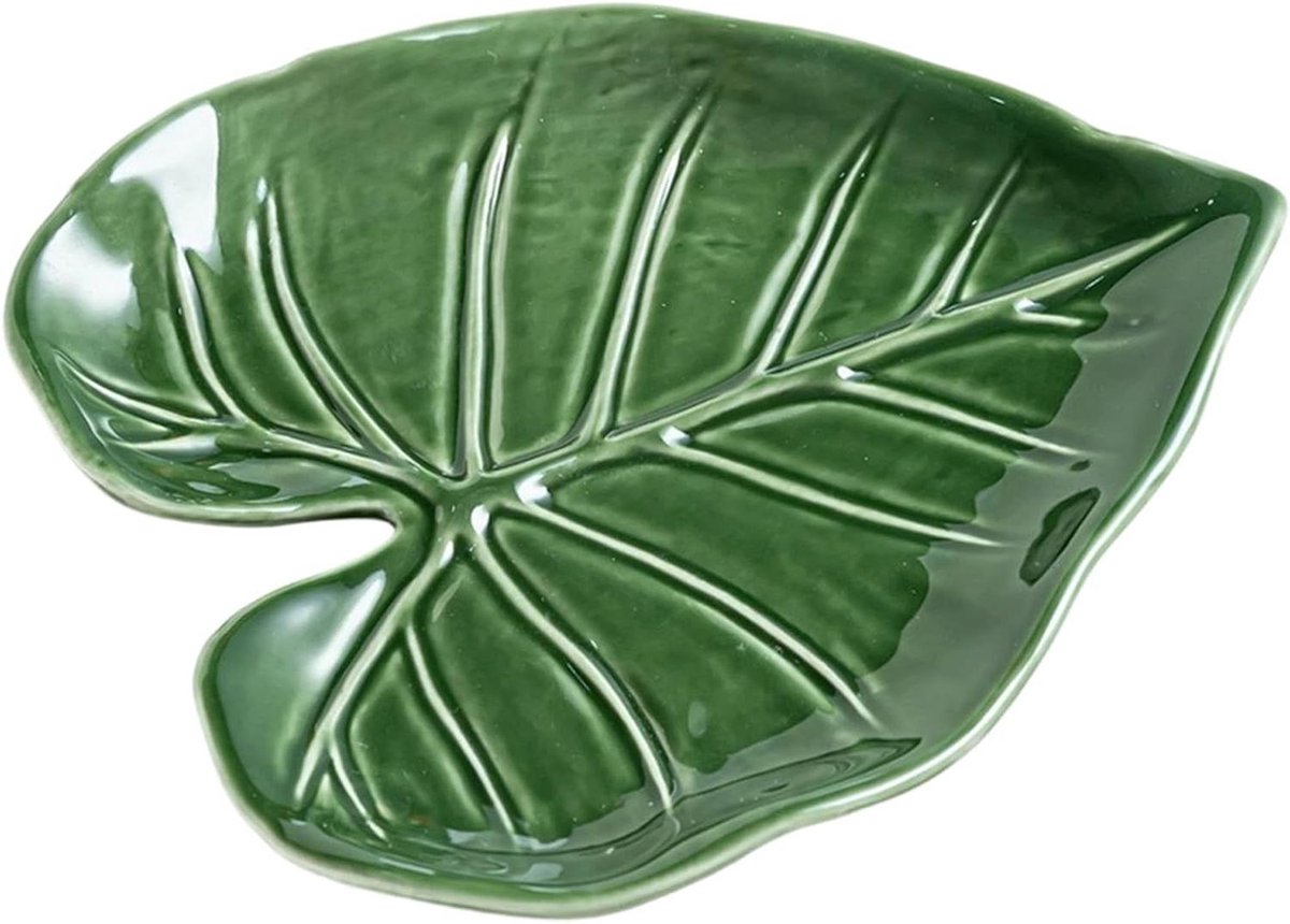 Keramische Lepelhouder - Spatelsteun Keuken - Koken en Bakken - Blad Lekvrij - 14.5x12.5cm - Wit