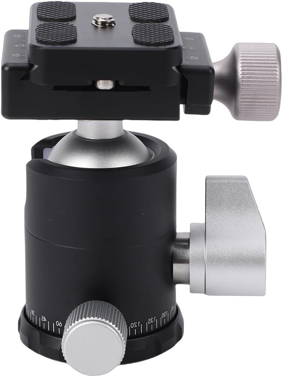 Camerabalhoofd - Statiefkop - Fotografie - Arca-type Plaat - 30 mm Bal - Zwart