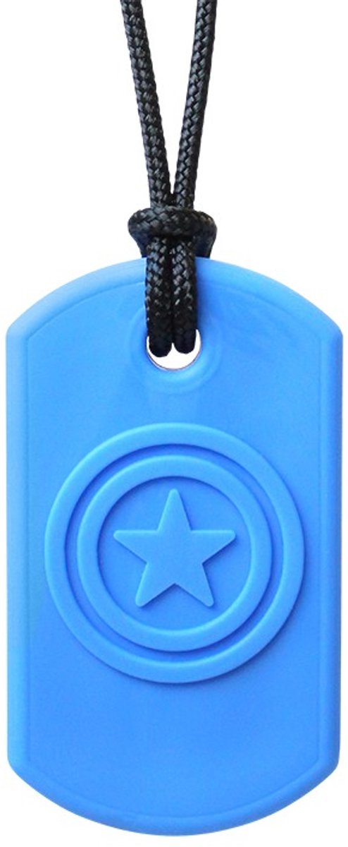 ARK Therapeutic kauwketting speelgoed Super Star blauw XXT - sensorisch.