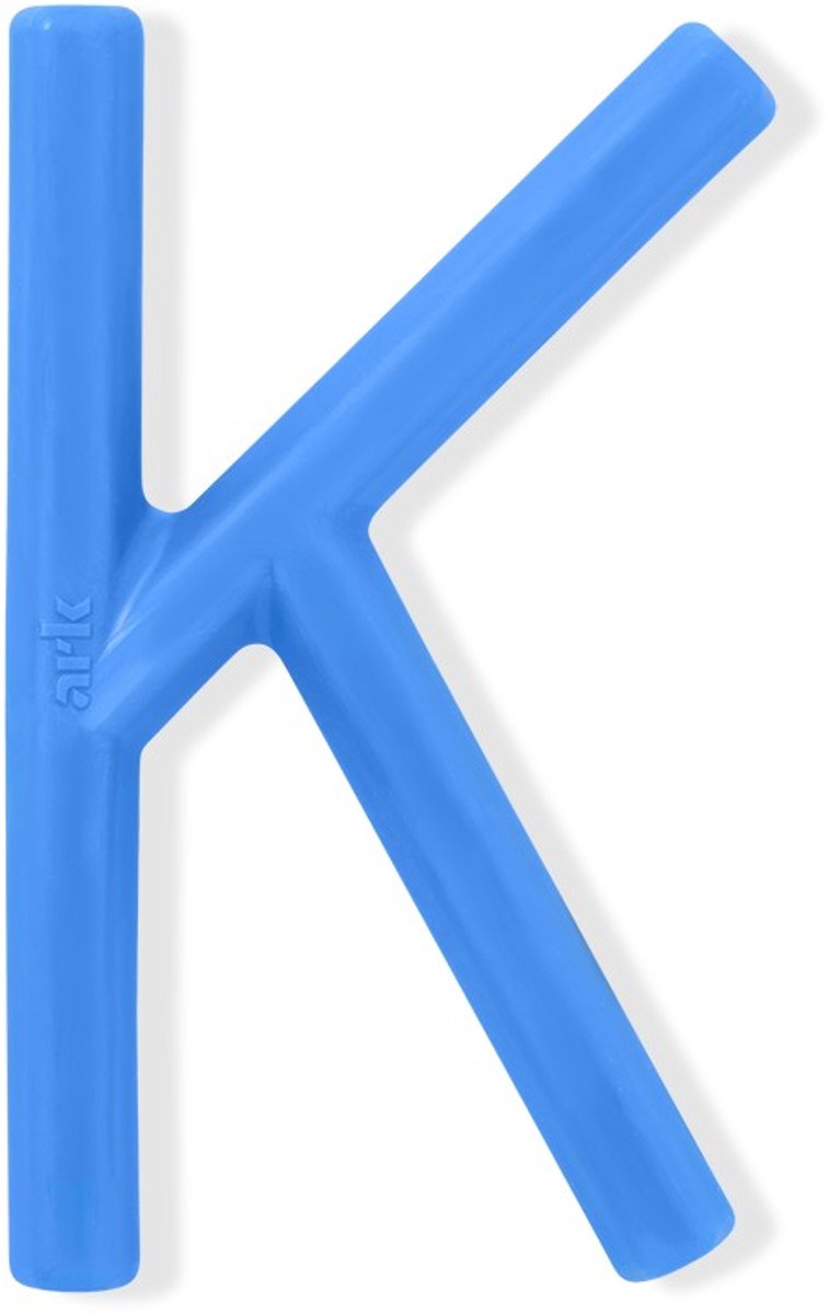ARK Therapeutic bijtspeelgoed letter K kauwtool blauw XXT sensorisch.