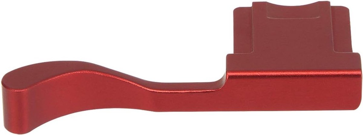 Metalen Hot Shoe Thumb Up Rest voor Hand Grip Camera's zoals Fujifilm X100F en X-Pro2, Rood