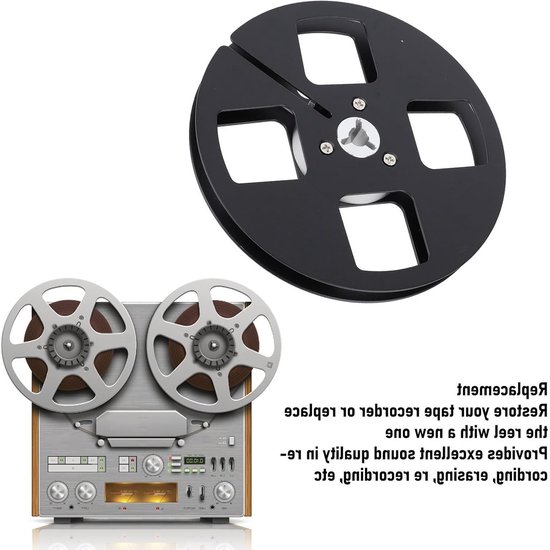 Lege Geluidsband Spoel van Aluminium Legering 5 Inch met 4 Gaten voor Studer Bandrecorder - Ideaal voor Audioproductie en Opnamesystemen van Merkloos — afbeelding 3
