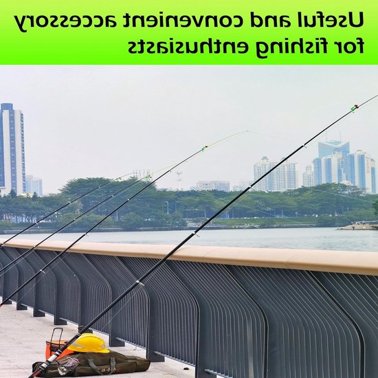Plastic Visbelletjes met Clip voor Nachtvissen - 36 Stuks Bait Alarm Indicator met Dubbele Waarschuwing en Geluidsfunctie — afbeelding 2