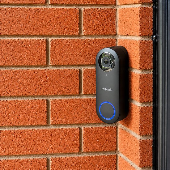 Hoekmontage Beugel Geschikt voor Reolink 5MP WiFi Video Doorbell – 35° Muurbeugel – Optimale Kijkhoek – Weerbestendige Wandhouder – Zwart — afbeelding 4
