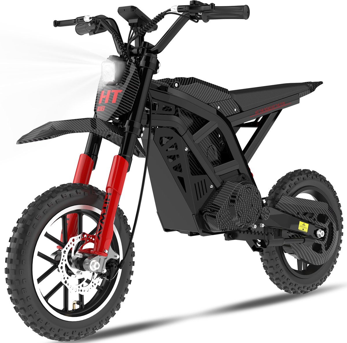 HITWAY Kinderen Elektrische Motorfiets HT100 - Actieradius 30-45 km - 10.4 Ah Accu