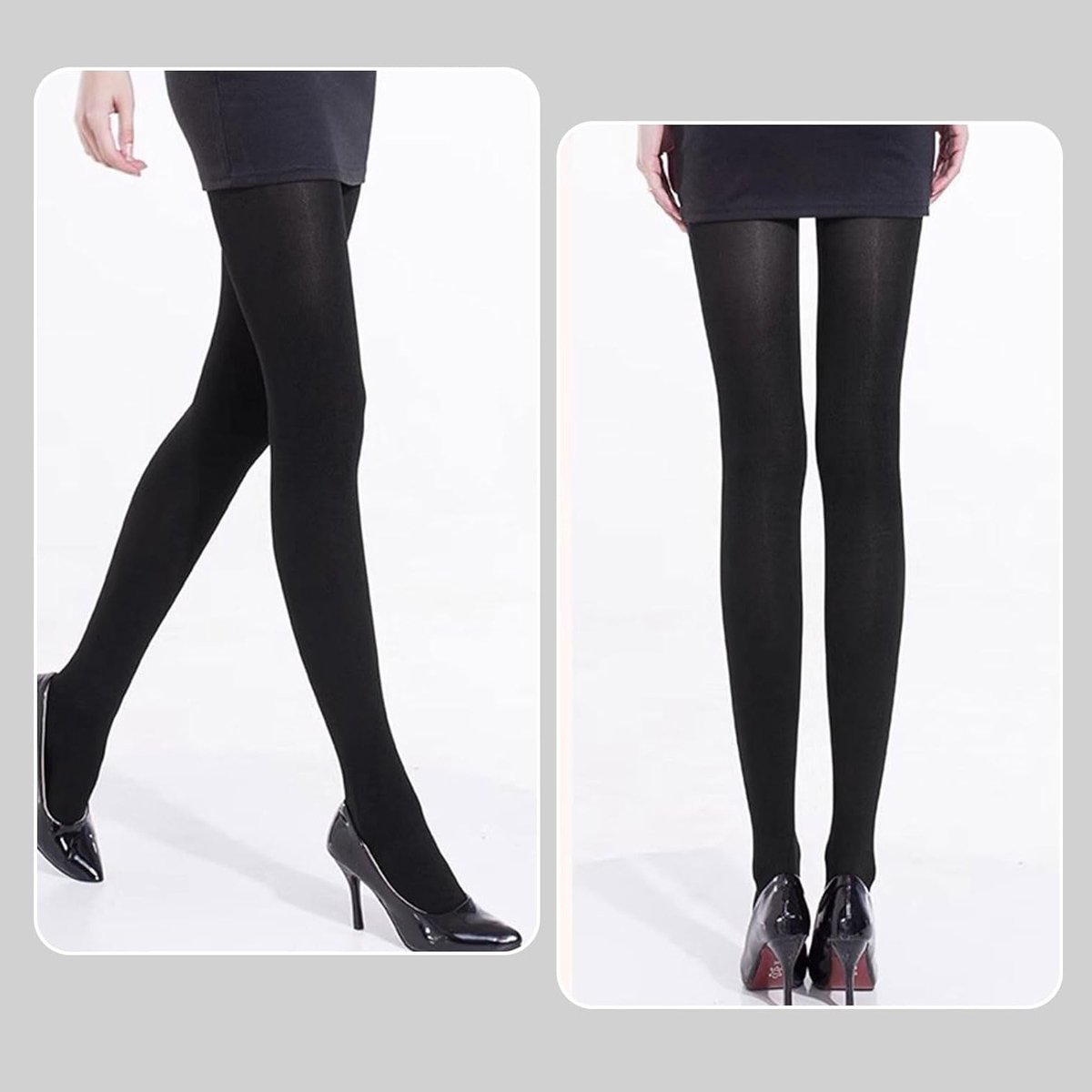 Dames 80 Denier Opaque Panty’s met Verstevigde Tees - Zachte Semi-Opaque Zwarte Tights voor Comfort en Stijl