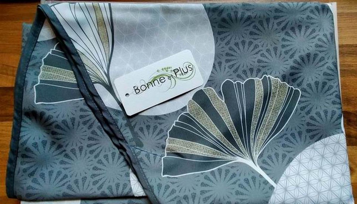 Tafelkleed anti-vlek Osomo gris rond 160 cm Tafellaken - Decoratieve Tafel Accessoires - Woonkamer Decoratie - Bonne et Plus®