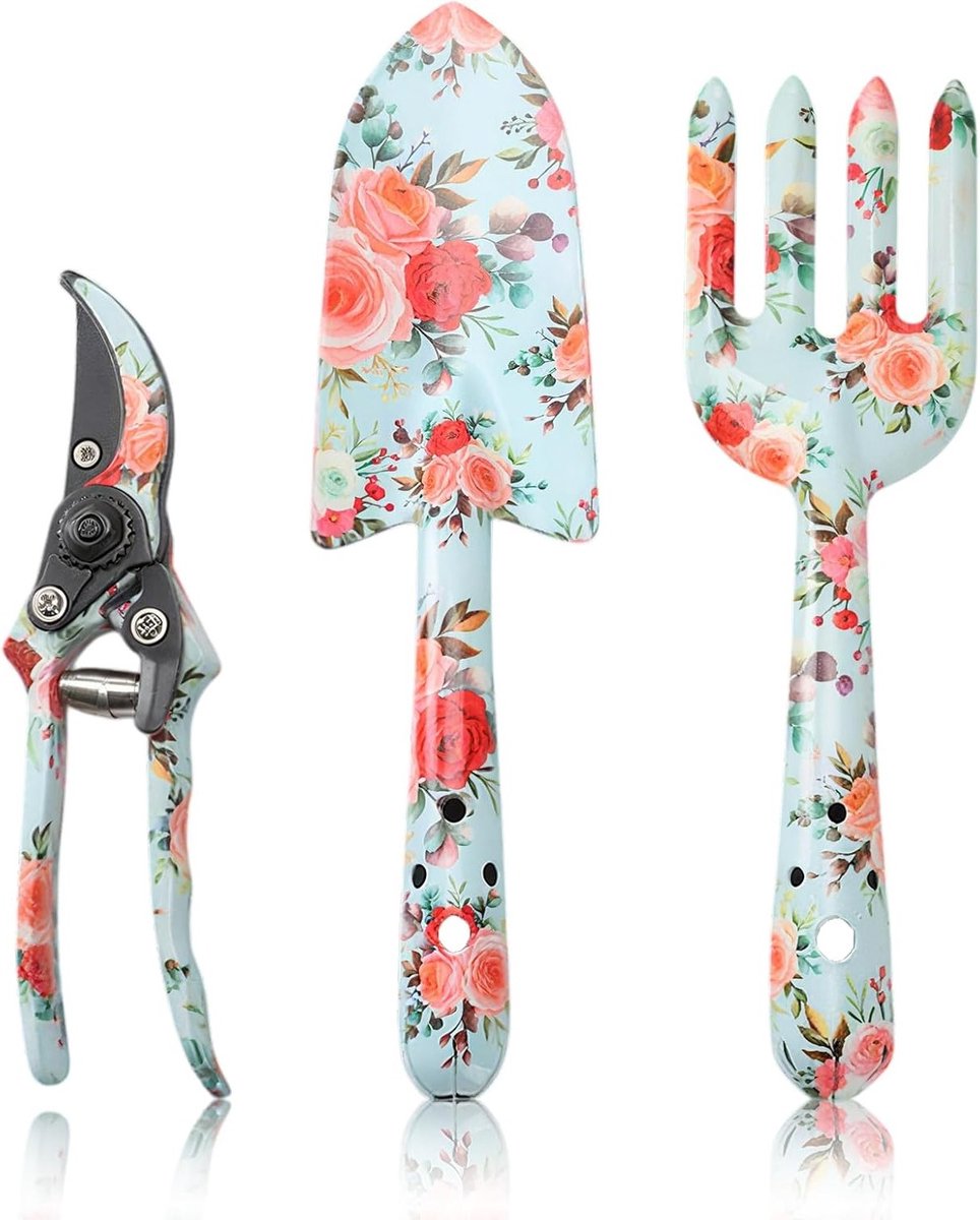 Complete Tuinset met 3 Stukken - Tuinschaar, Tuinschep en Tuinklauwen - Perfecte Cadeaus voor Tuinliefhebbers en Verjaardagen