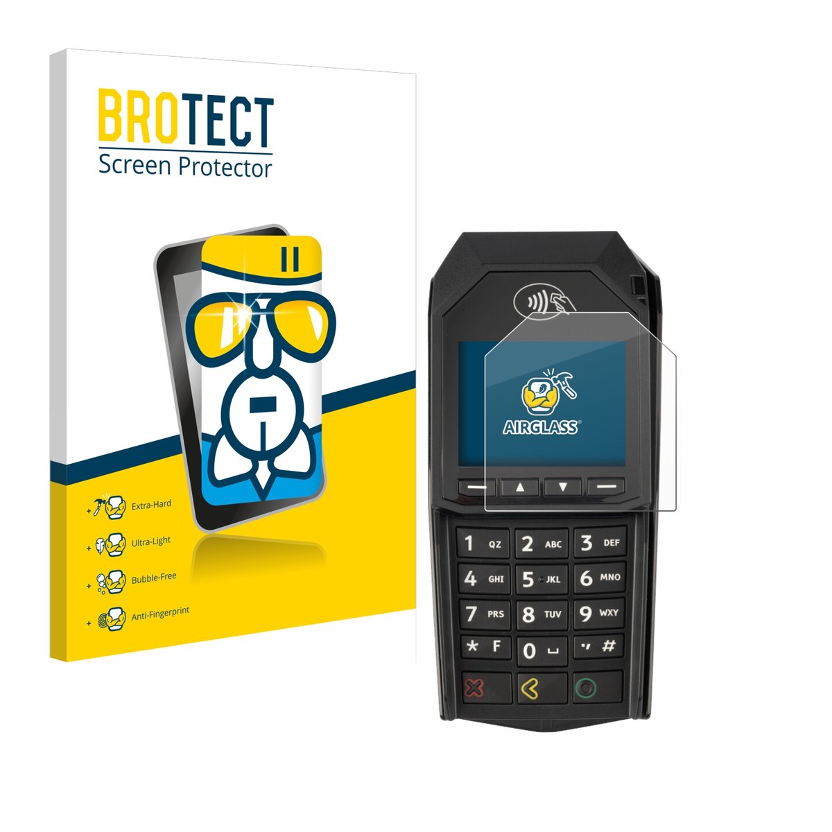 Screenprotector voor ingenico Lane/3000 (non-touch) Beschermglas transparant