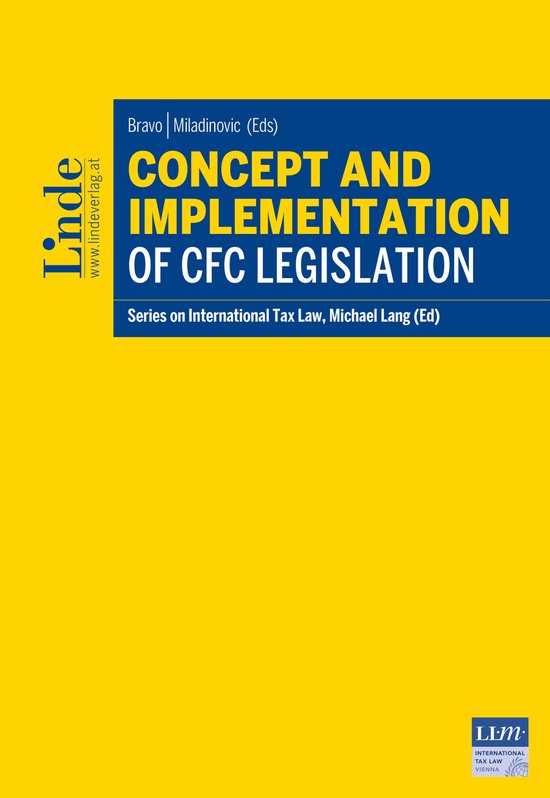 Schriftenreihe zum Internationalen Steuerrecht 124 - Concept ... - cover