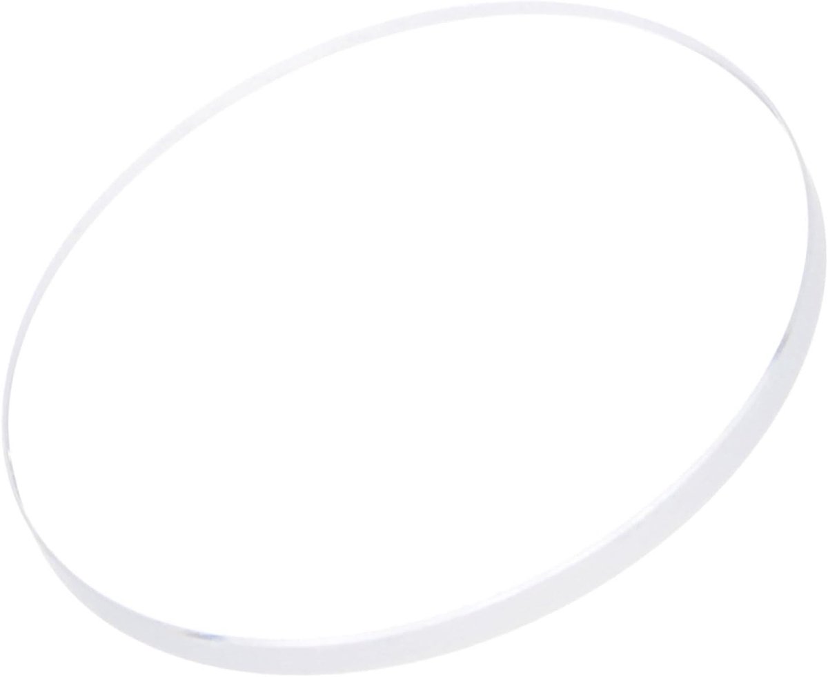 Ronde vlakke mineralen horlogeglas vervanging, 32mm diameter, 1.5mm dik, ideaal voor horlogemakers en doe-het-zelf reparaties, ultra helder en krasbestendig