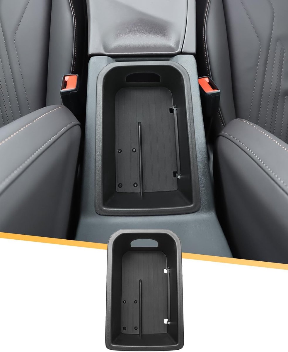 Center Console Opbergdoos voor Cupra Terramar 2025/2026, Organizer Tray met Antislipmat, Armsteun en Handschoenenkast Accessoires voor VZ 2.0/1.5 Hybrid