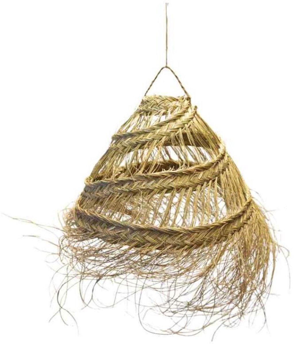 NOA MAY Hanglamp Suri - naturel - zeegras - boho - handgemaakt Marrakesh/Marokko | Ø 50 x h 40 cm