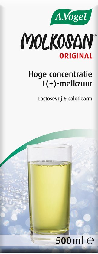 A.Vogel Molkosan drank - Geconcentreerde melkwei | Lactosevrij & caloriearm - 500ml