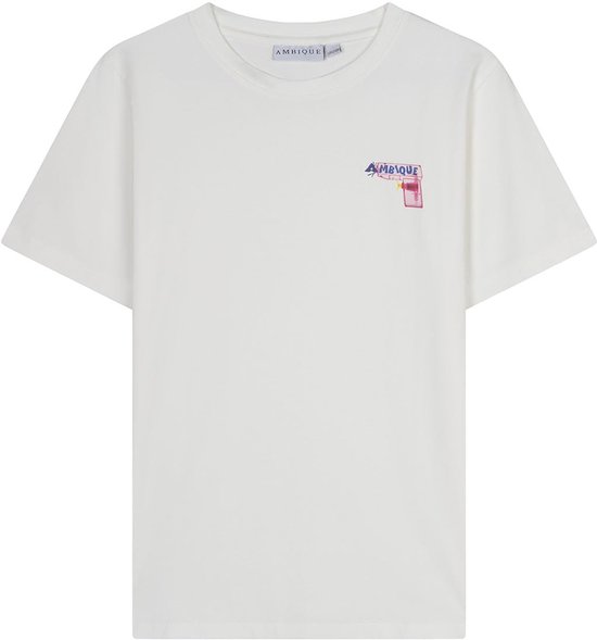 AMBIQUE - T-shirt Wayne - 103 Écru - Taille 170/176