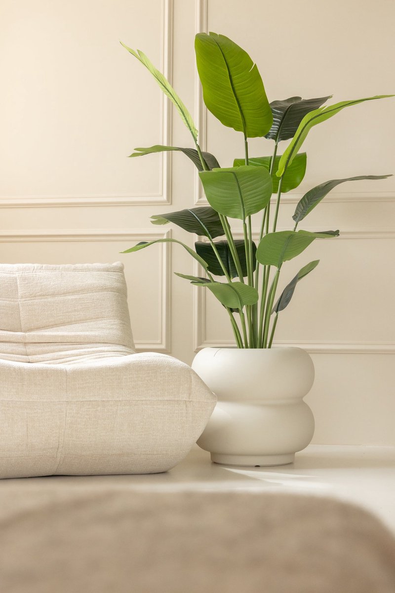 Bananen Kunstplant 150 cm | Bananenboom Kunstplant | Kunstplanten voor Binnen | Grote Kunstplant