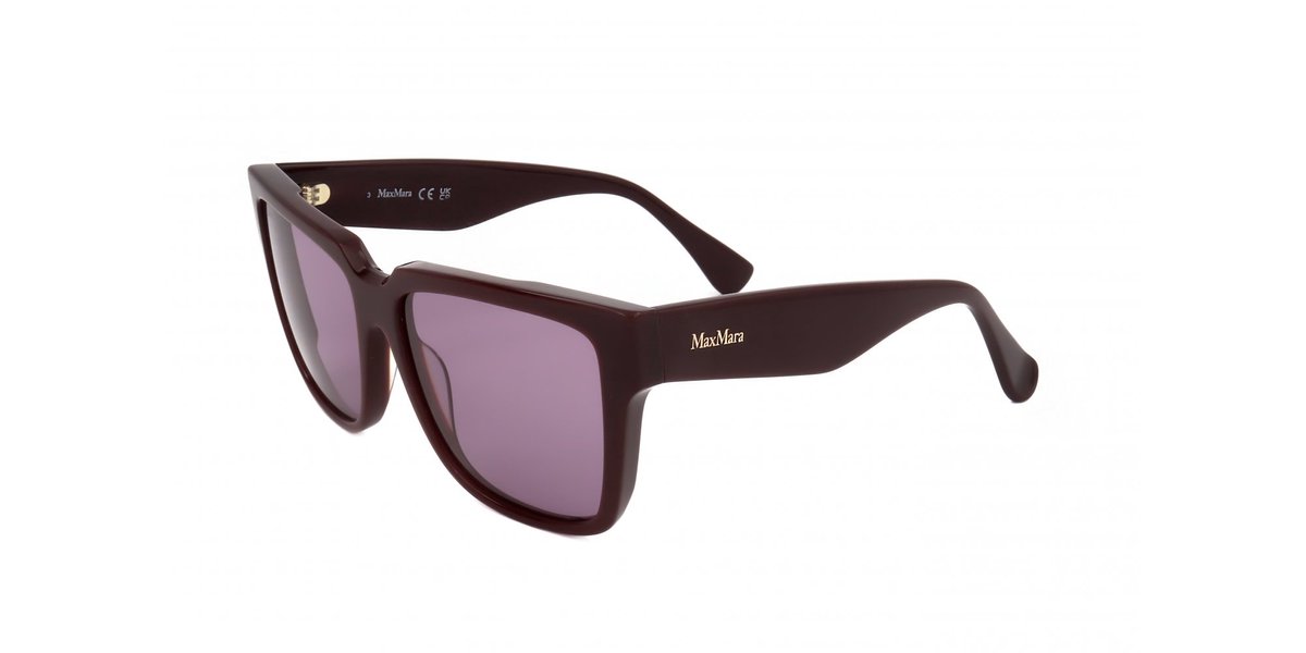 Maxmara MM0078 Shiny bordeaux 57/16/140 WOMAN Zonnebrillen