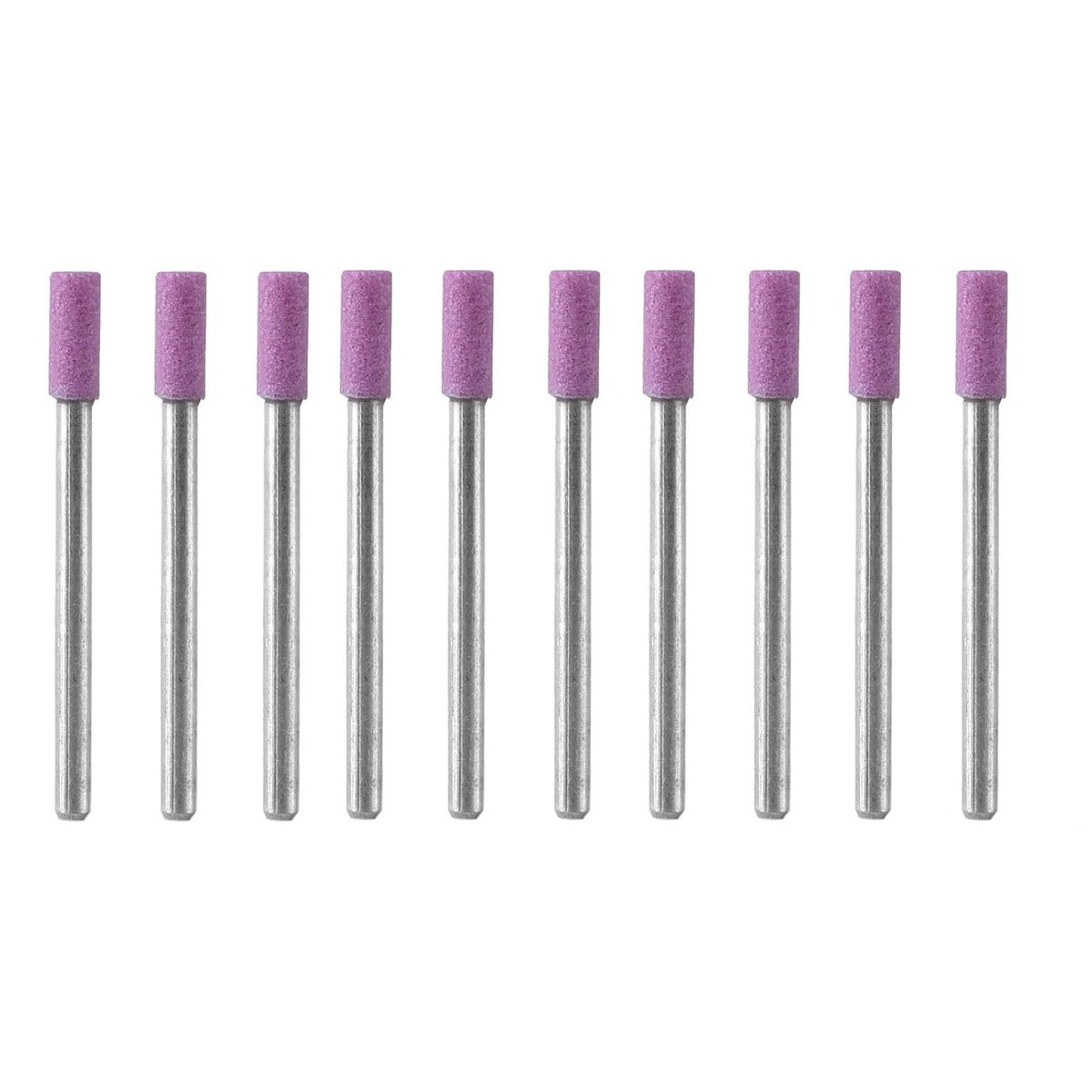 50 Stuks Slijpwielen Set voor Dremel, Rotatietools met 4mm Schuursteenkop voor Precisiewerk en Snijgereedschap