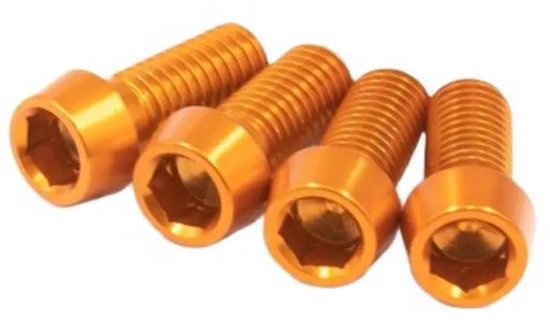 JRC-Components Bottle Cage Bolts - 4pcs Orange — afbeelding 4