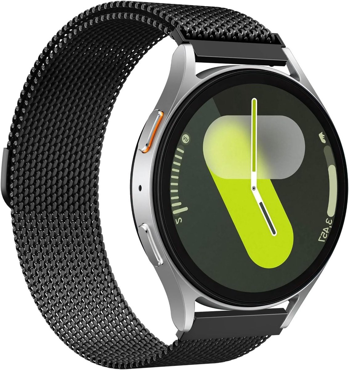 Milanese Loop Horlogeband voor Samsung Galaxy Watch 7 6 5 4 FE en Classic - 20mm Rvs Magnetische Verstelbare Band voor Dames en Heren, Stijlvol en Comfortabel