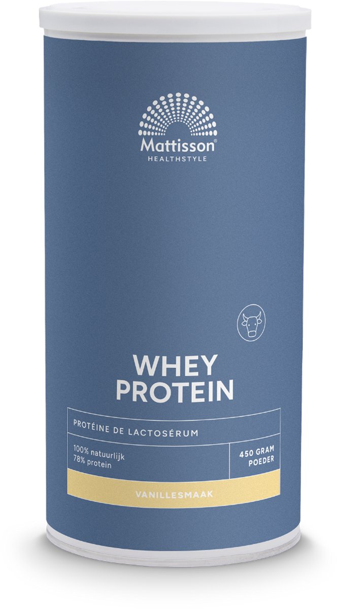Mattisson HealthStyle Sport Wei Proteïne Poeder Vanille 450GR
