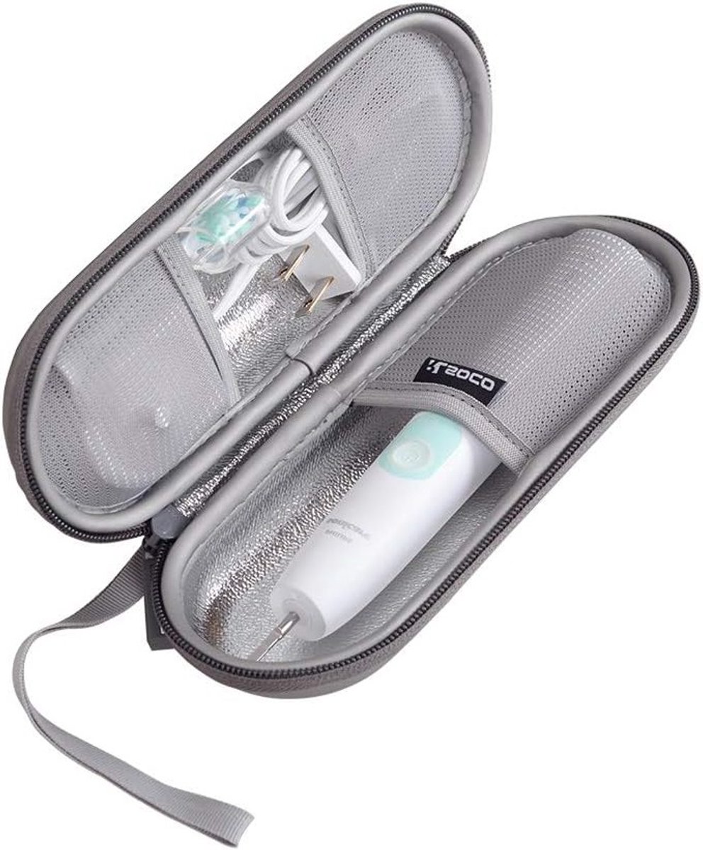 Reisopbergcase voor Elektrische Tandenborstels met Oplader - Geschikt voor Oral-B, Philips Sonicare, Xiaomi en Fairywill Accessoires — afbeelding 2