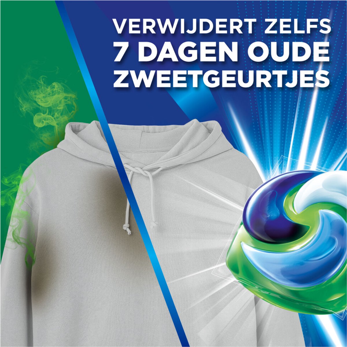 Ariel 4in1 Wasmiddel Pods Actieve Geurbestrijding 19 stuks