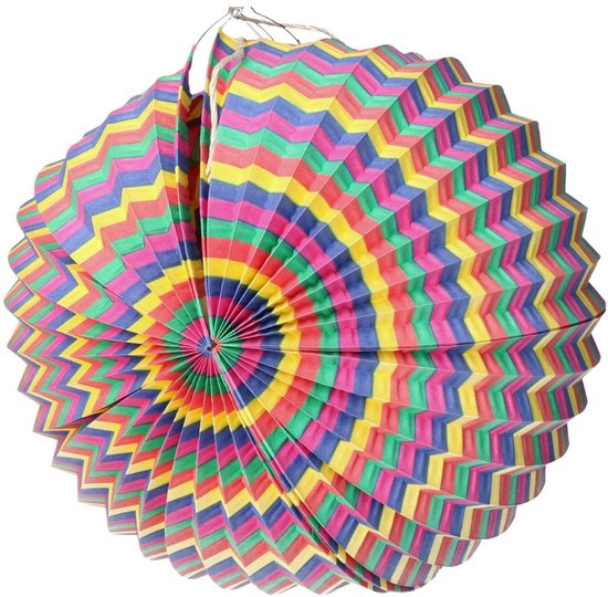 Mooie Lampion Multicolor met lampionstokje setje - Lampionnentocht/sint Maarten — afbeelding 5