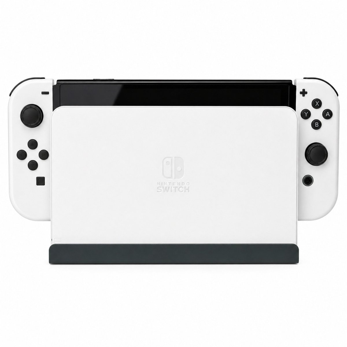 Nintendo Switch OLED Wall Mount - Wandhouder Voor Nintendo Switch OLED Dock - Ruimtebesparende Console Houder - Minimalistisch Design - Eenvoudige Installatie - Gaming Setup Accessoire - Zwart