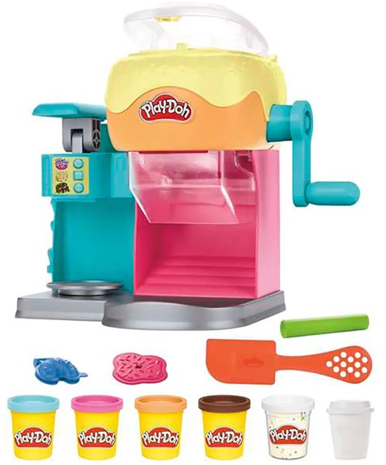 Play-Doh Donutshop-speelset, keukenspeelgoed, knutselen voor kinderen van 3+