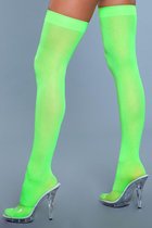 Be Wicked - Hoge Nylon Kousen - Neon Groen