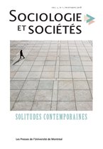 Sociologie et sociétés 50 - Sociologie et sociétés. Vol. 50 No. 1, Printemps 2018