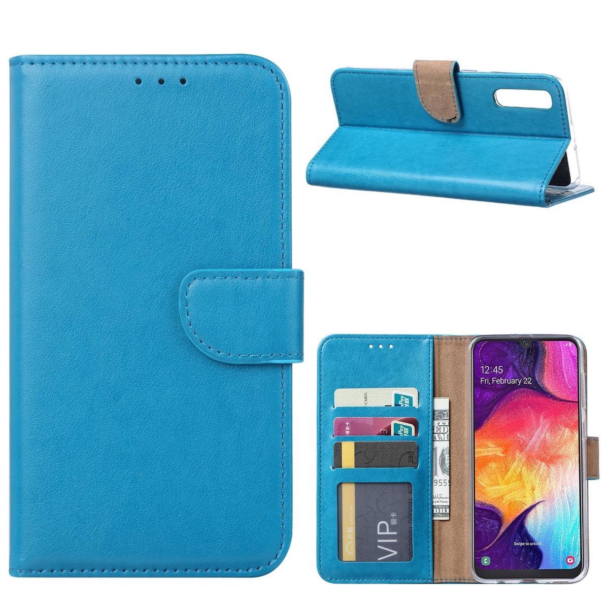 Samsung Galaxy A10s Telefoon Hoesje met pasjeshouder - Bordeaux - van Bixb