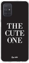 Casetastic Samsung Galaxy A71 (2020) Hoesje - Softcover Hoesje met Design - The Cute One Print