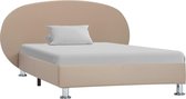 Bedframe kunstleer cappuccino 100x200 cm