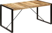 Eettafel 160x80x75 cm massief mangohout