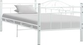 Bedframe metaal wit 90x200 cm