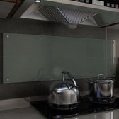 Spatscherm keuken 120x40 cm gehard glas wit